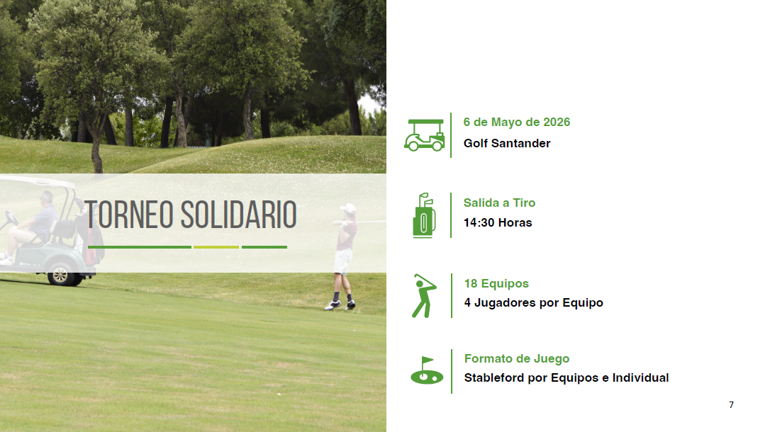torneo solidario de golf santander 2026 con africa directo