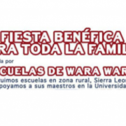fiesta benéfica en madrid organizada por áfrica directo para apoyar a las escuelas wara wara