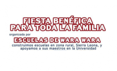 fiesta benéfica en madrid organizada por áfrica directo para apoyar a las escuelas wara wara